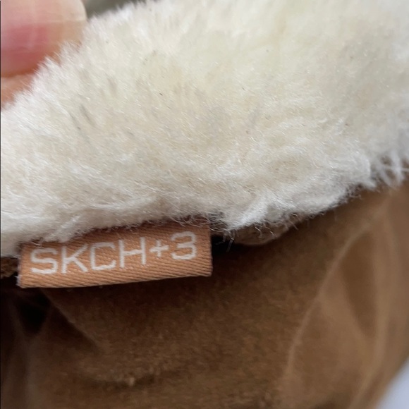 Skechers SKCH+3 Tan Suede Boots w Faux Fur, 8.5 - Picture 5 of 16